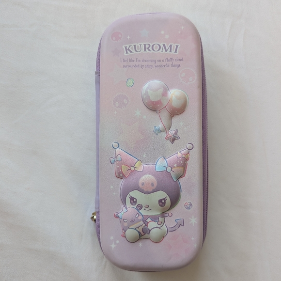 Sanrio Kuromi Lavender Pencil Case - Picture 1 of 6